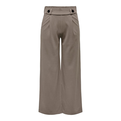 Gray Polyester Pant