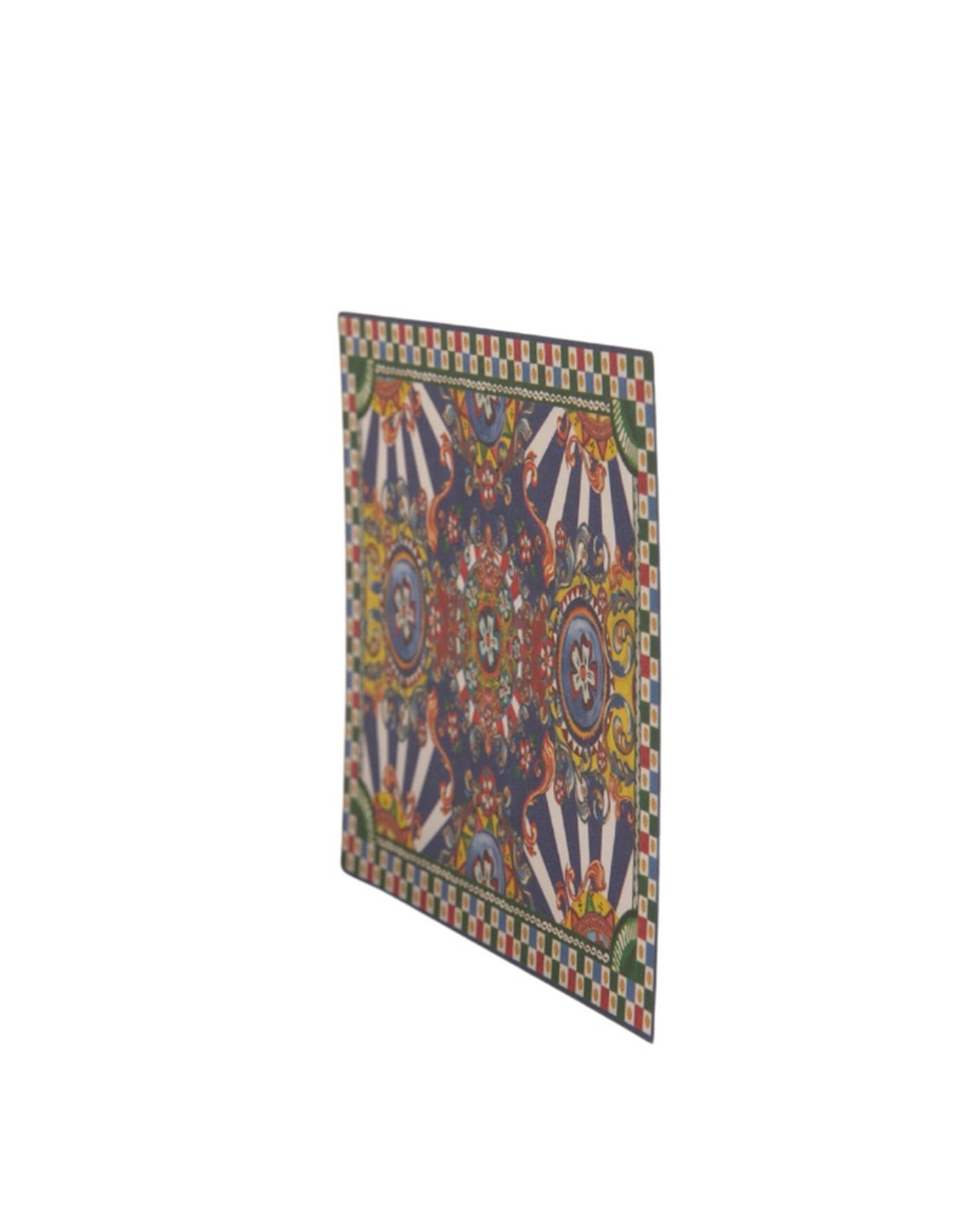 Multicolor Carretto Siciliano Envelope Post Card Holder