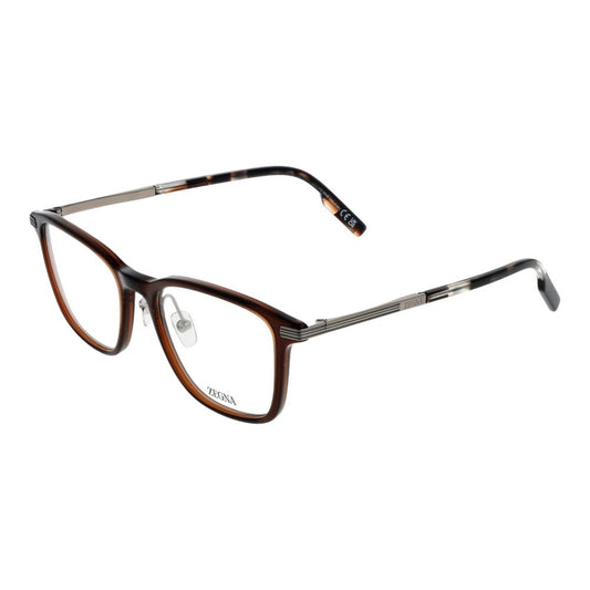 Brown Plastic & Titanium Glasses (Frames)