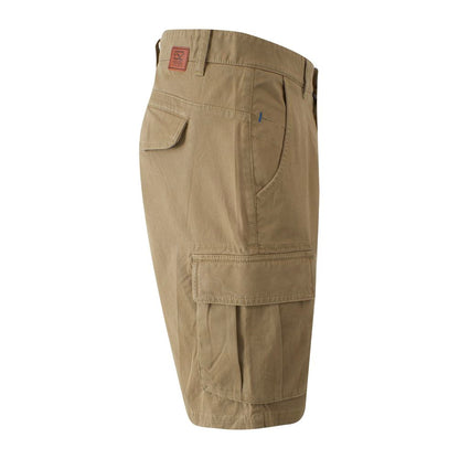 Beige Cotton Men's Bermuda Short
