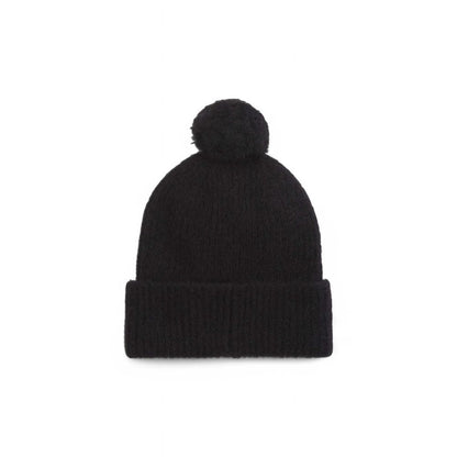 Black Alpaca Leather Caps Baseball Hat