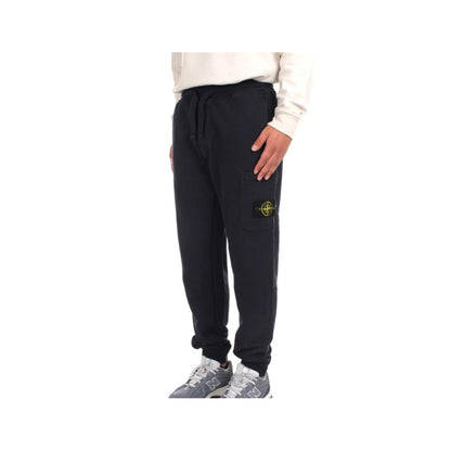 Blue Cotton Men's Tracksuit Pant
