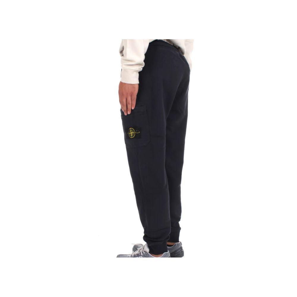 Blue Cotton Men's Tracksuit Pant