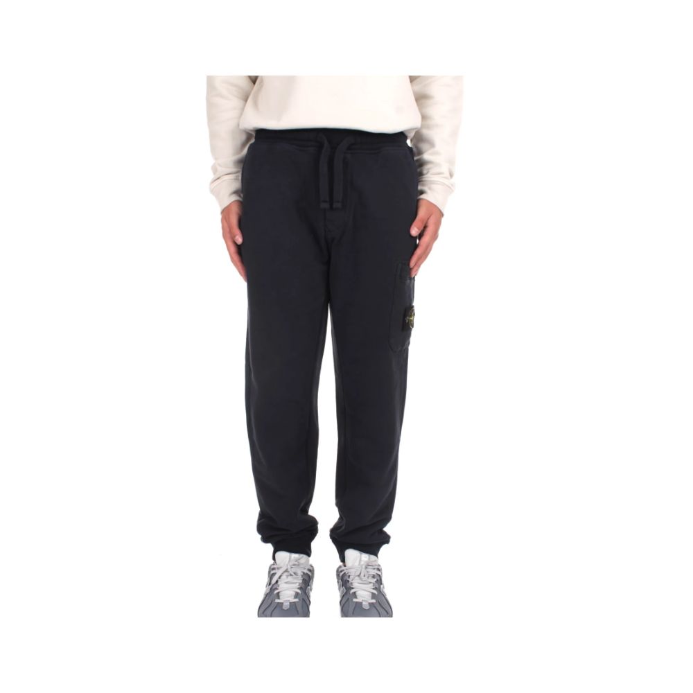 Blue Cotton Men's Tracksuit Pant
