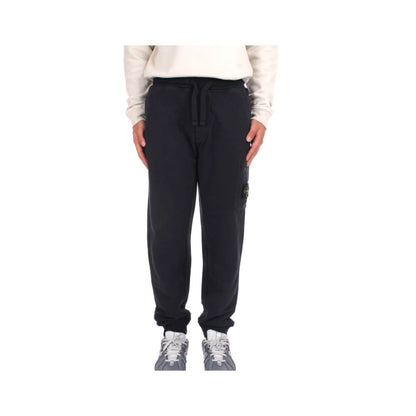 Blue Cotton Men's Tracksuit Pant