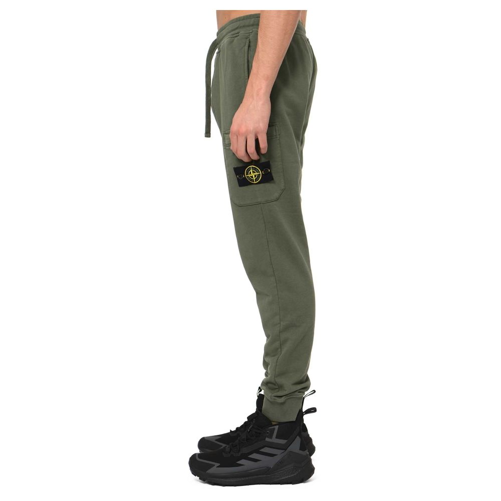 Beige Cotton Men's Pants