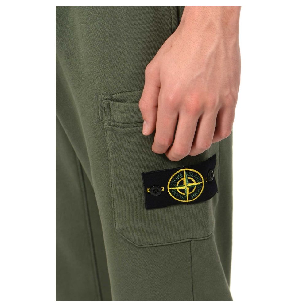 Beige Cotton Men's Pants