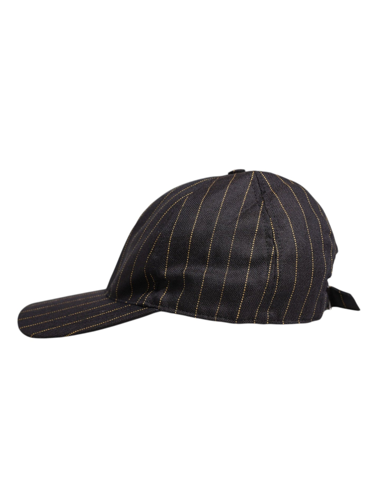 Brown Stripes Cotton 6 Panels Baseball Cap