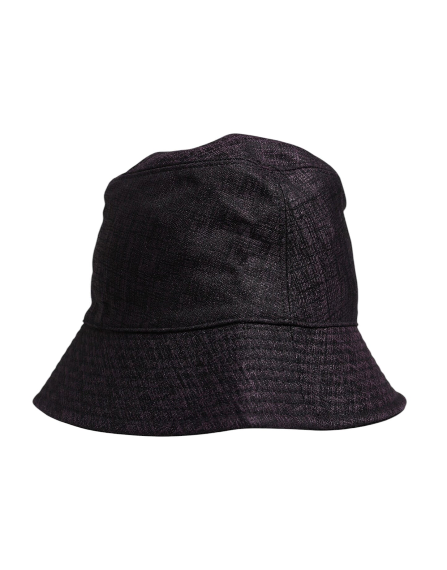 Black Wide Brim Nylon Bucket Hat