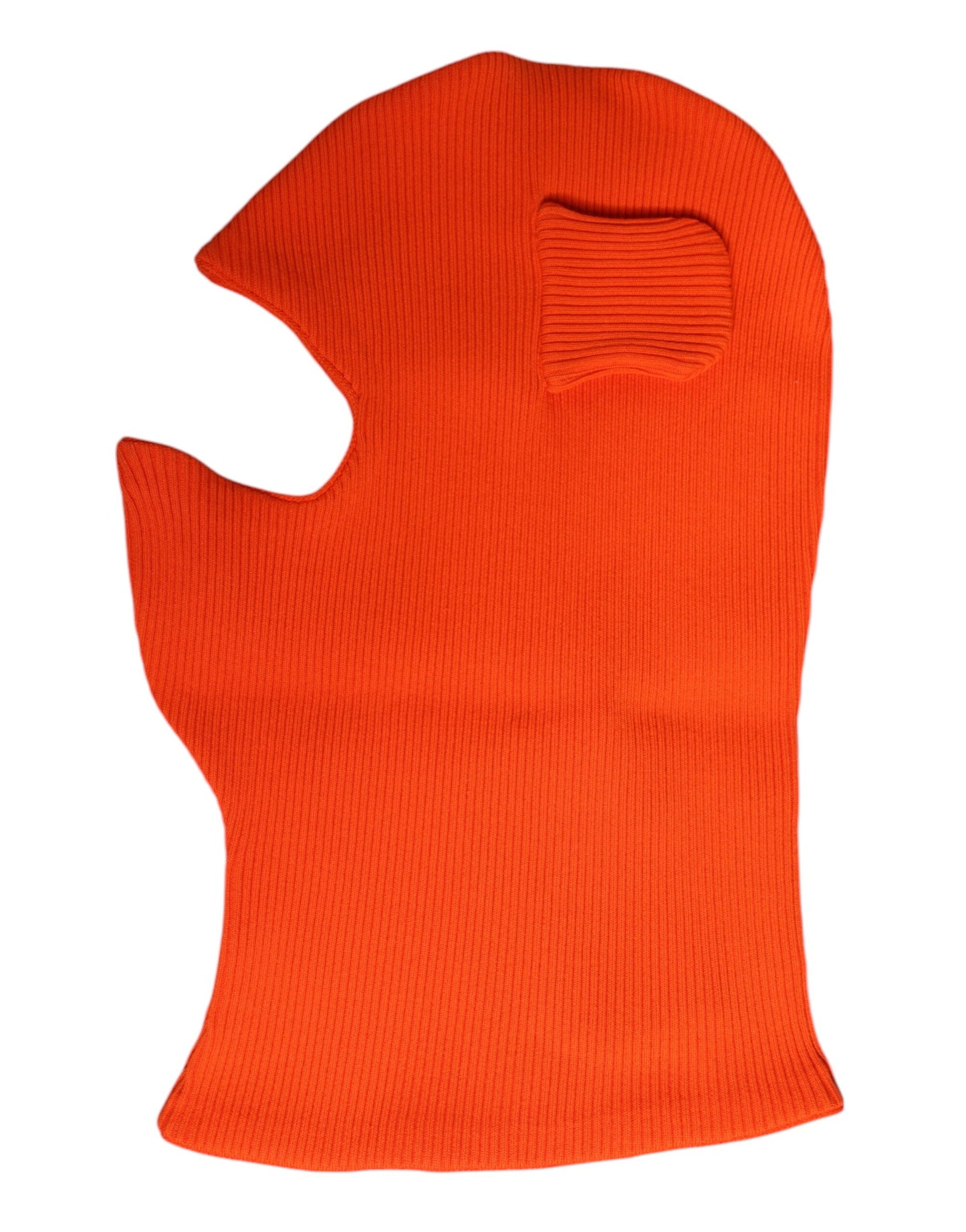 Orange Cotton Whole Head Wrap Balaclava Hat