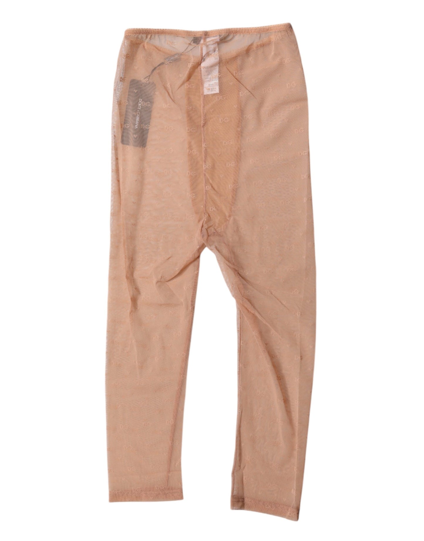 Brown Logo Lace Lingerie Cropped Tight Underwear