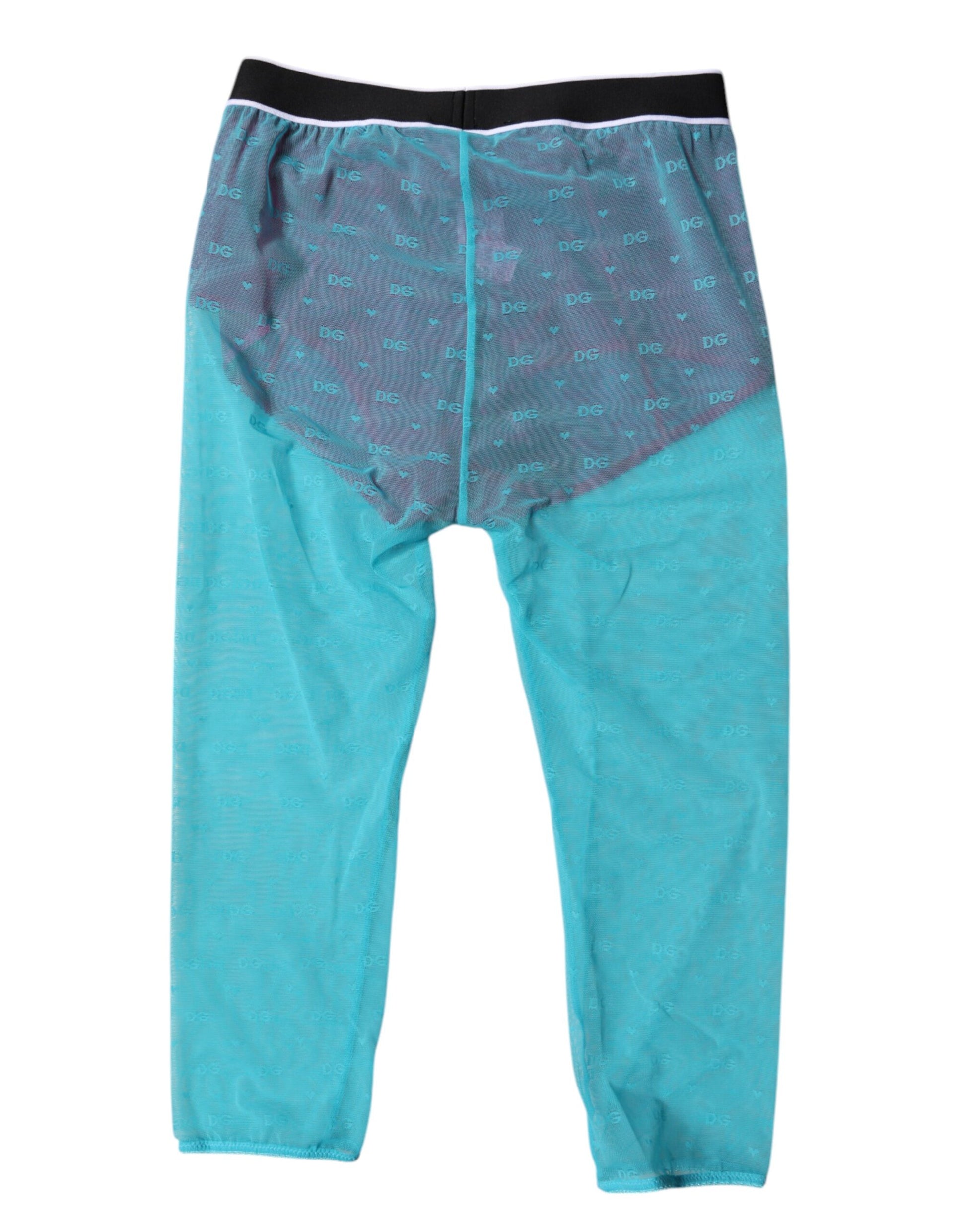 Blue Fuchsia Logo Lingerie Cropped Underwear