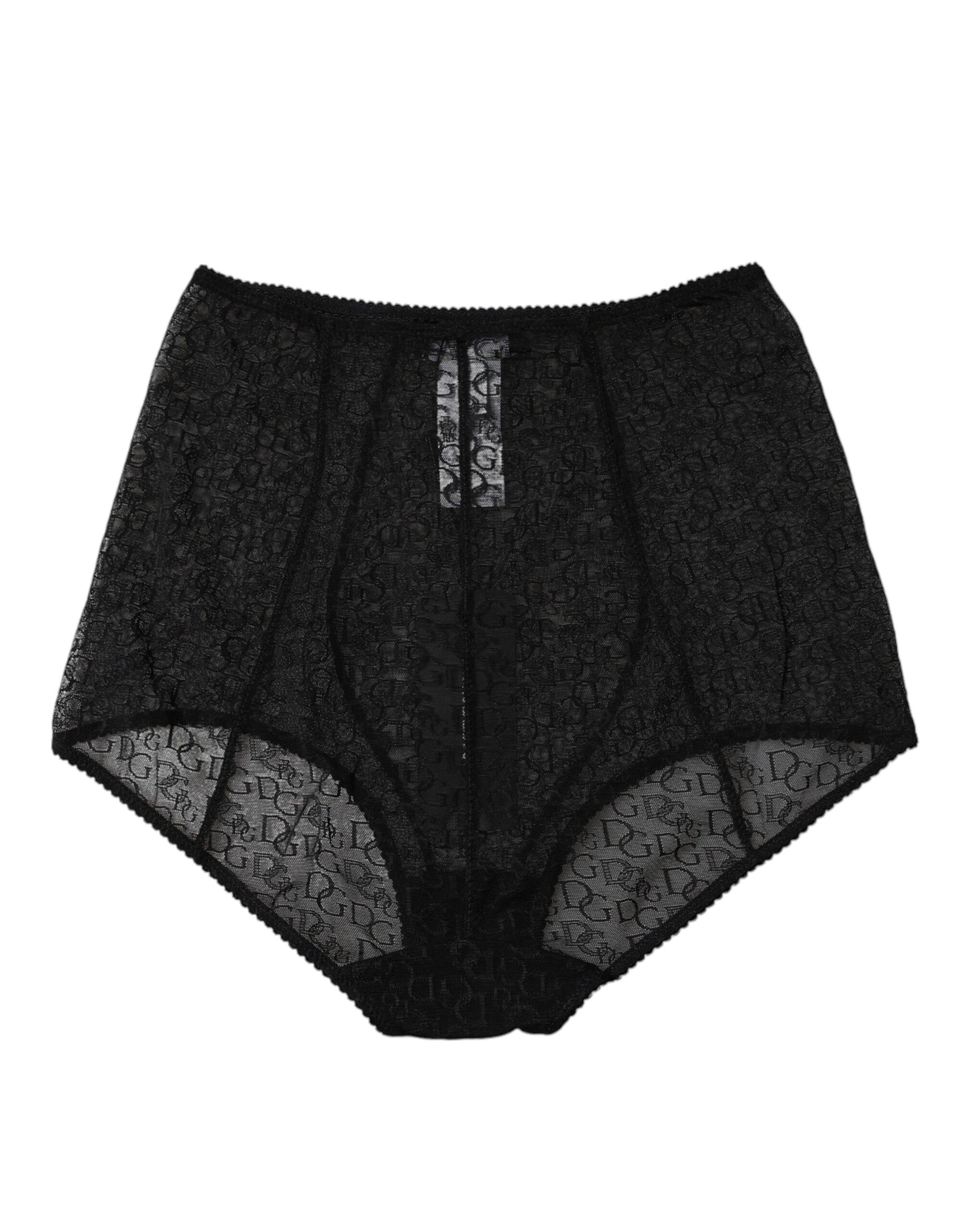 Black Logo Girdle High Waist Panty Underwear