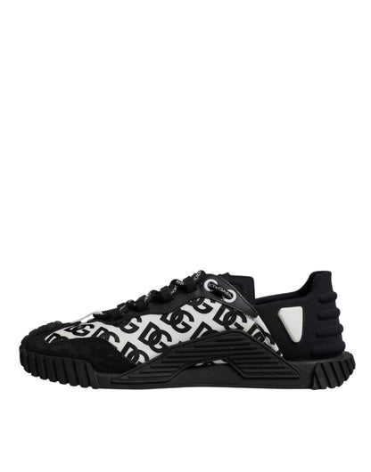 Black Logo Lace Up Low Top NS1 Sneakers Shoes