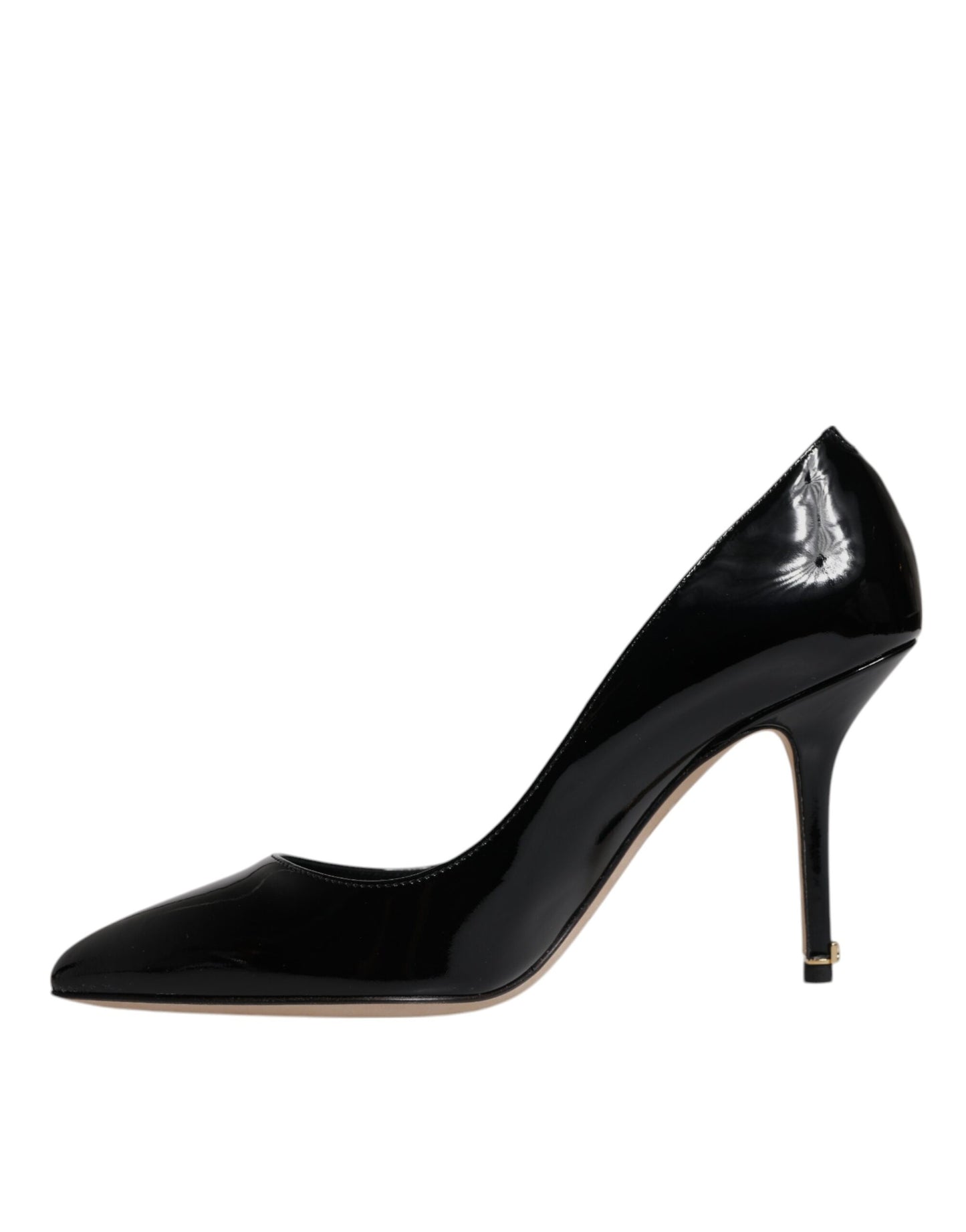 Black Patent Leather High Heels Pumps Shoes