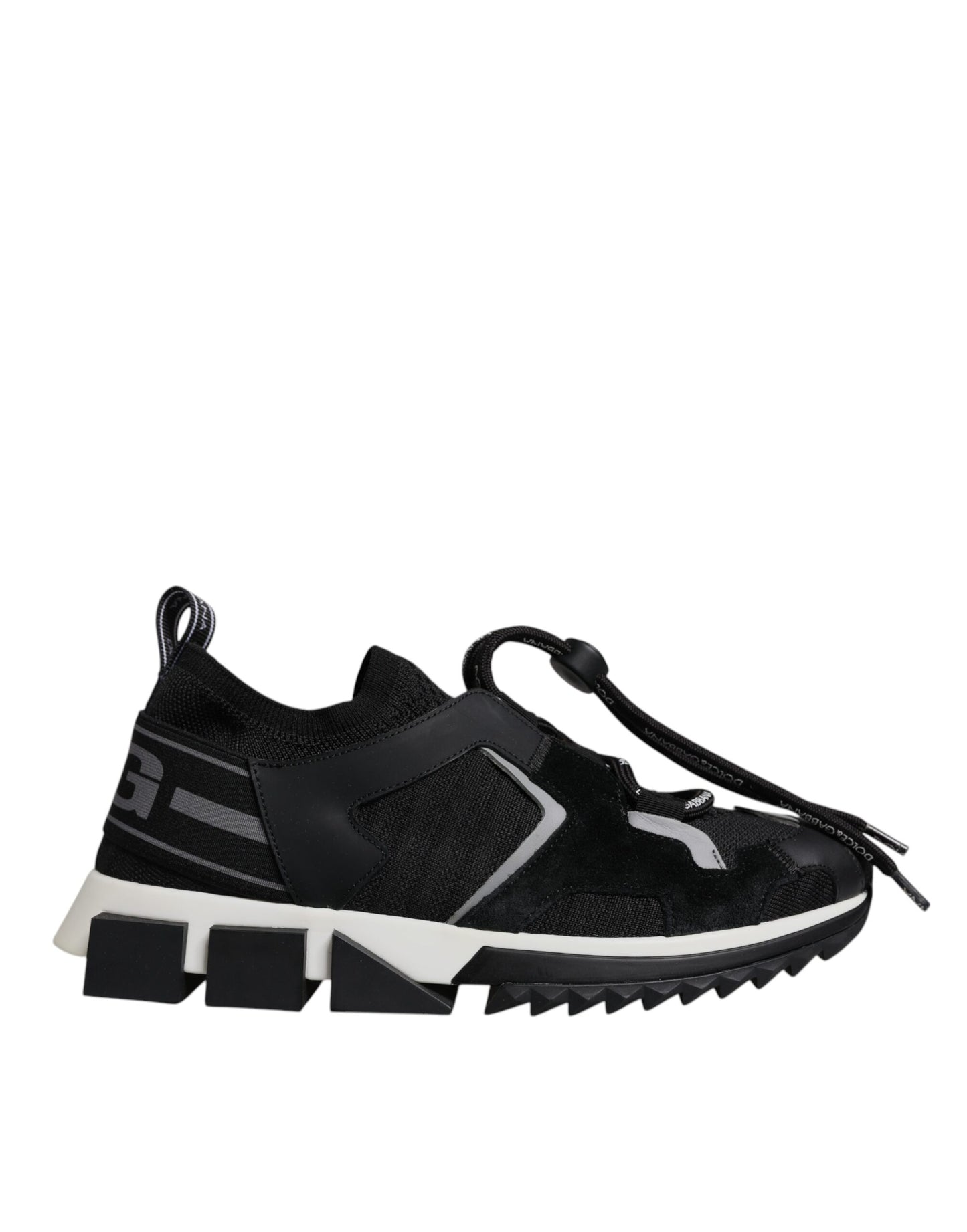 Black Mesh Sorrento Trekking Sneakers Shoes