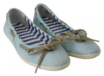 Minnesota Blue Stripe Flat Slip-On Shoes