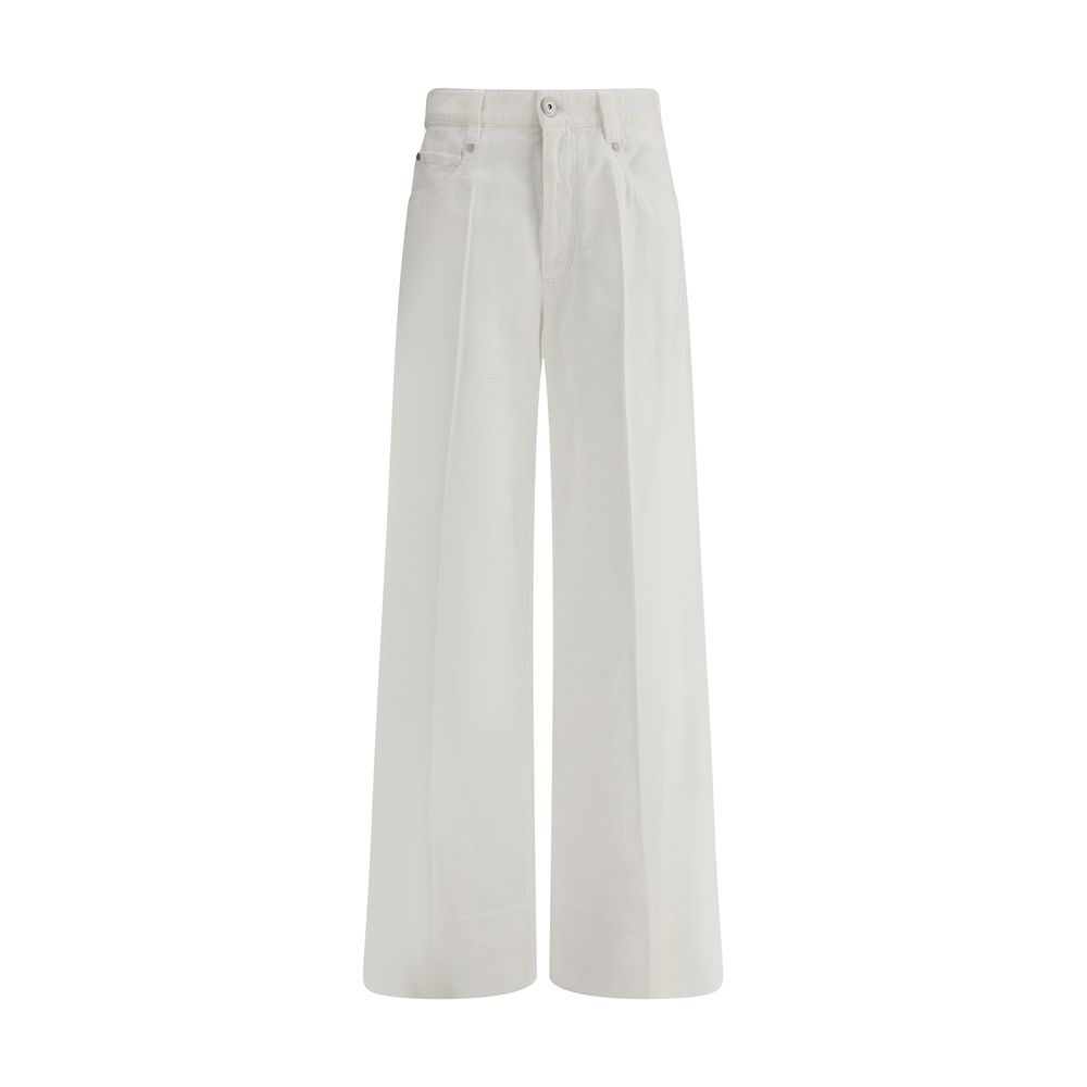 White Cotton Jeans Denim