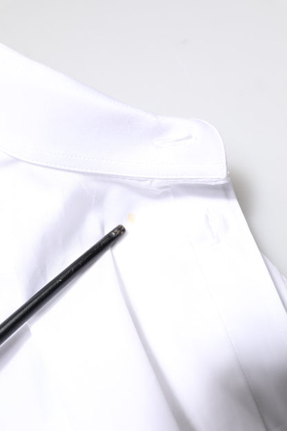 White GOLD Cotton Long Sleeves Men Dress Shirt