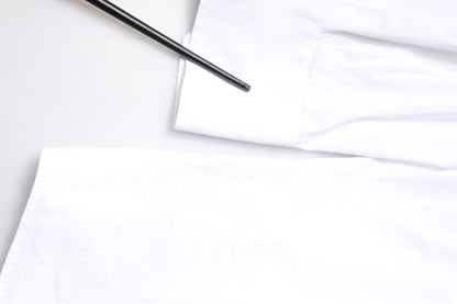 White GOLD Cotton Long Sleeves Men Dress Shirt