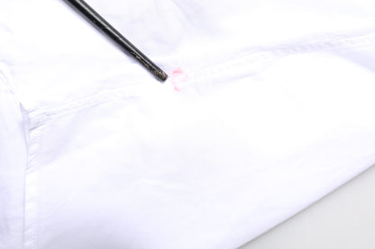 White GOLD CottonPoplin Bib Formal Dress Shirt