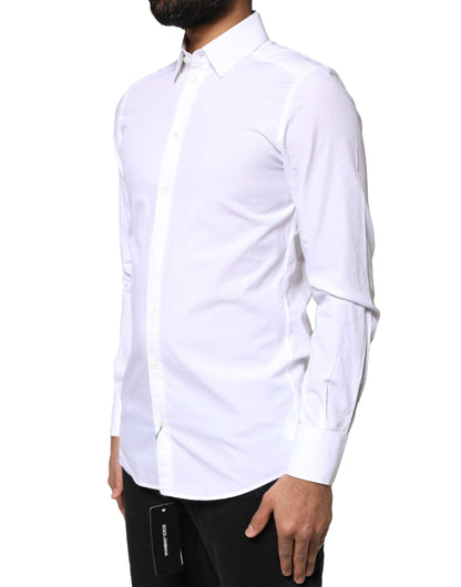 White Cotton MARTINI Formal Men Dress Shirt