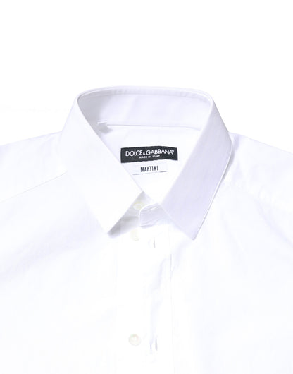 White Cotton MARTINI Formal Men Dress Shirt