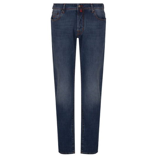 Blue Cotton Jeans Denim