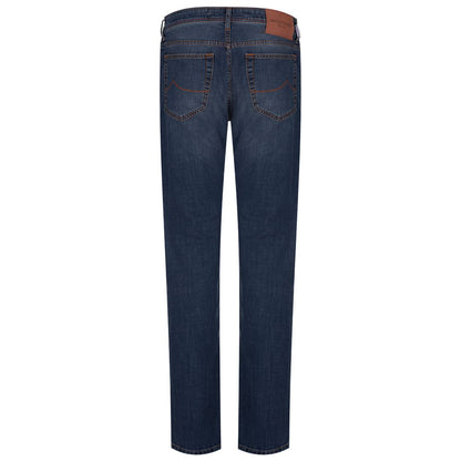 Blue Cotton Jeans Denim