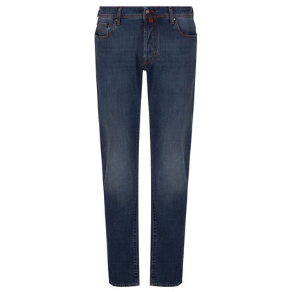 Blue Cotton Jeans Denim