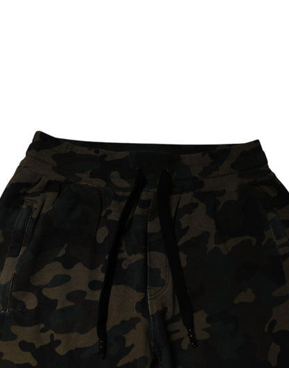 Multicolor Camouflage Jogger Sweatpants Pants