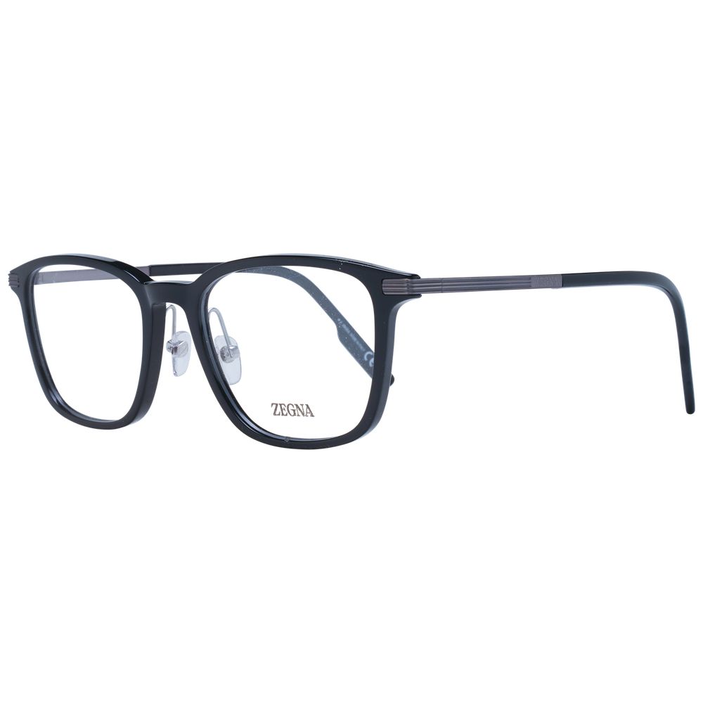 Black Plastic & Titanium Glasses (Frames)