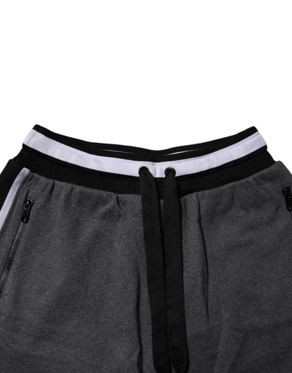 Dark Gray Cotton Bermuda Sweatshorts Shorts