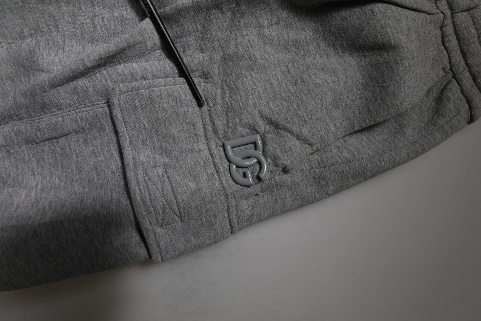 Gray Cotton Cargo Bermuda Sweatshorts Shorts