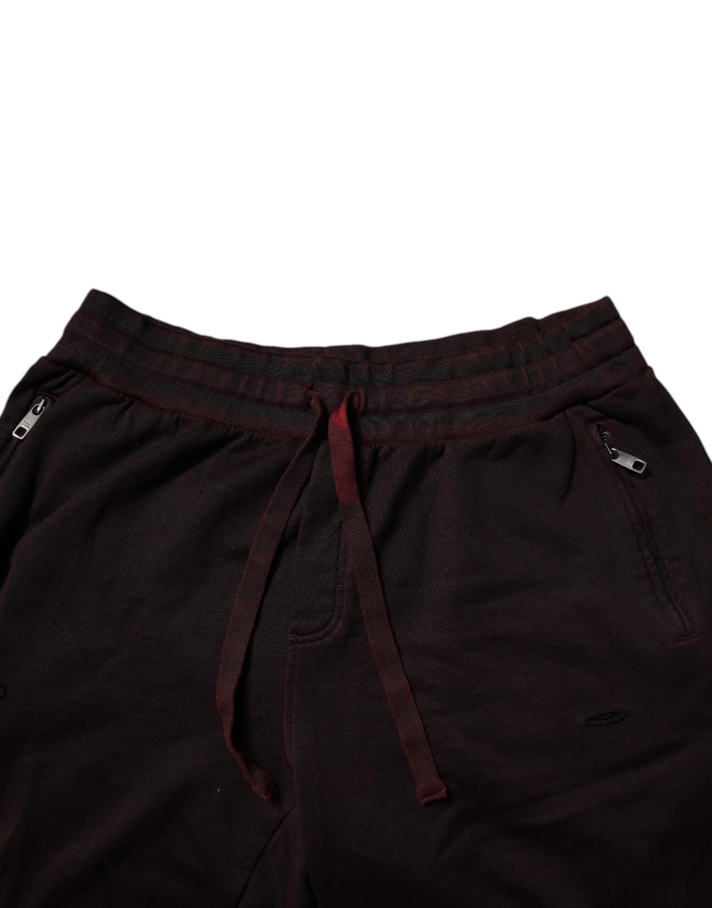 Bordeaux Cotton Bermuda Sweatshorts Shorts