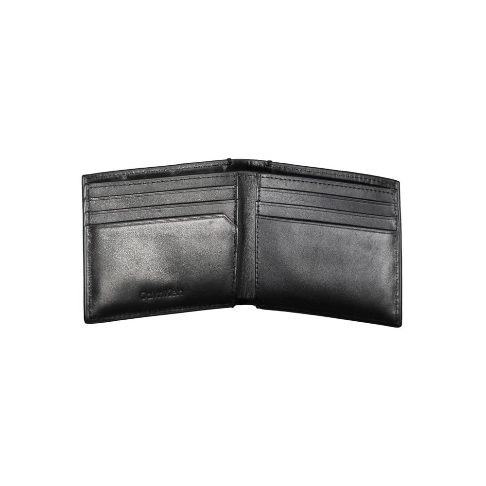 Black Eco Leather Men Wallet