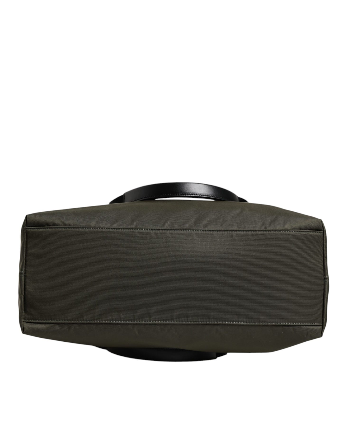 Military Green Nylon Shoulder Strap Tote Bag