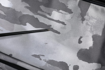 Gray Camo Cotton Multiple Compartments Tote Bag