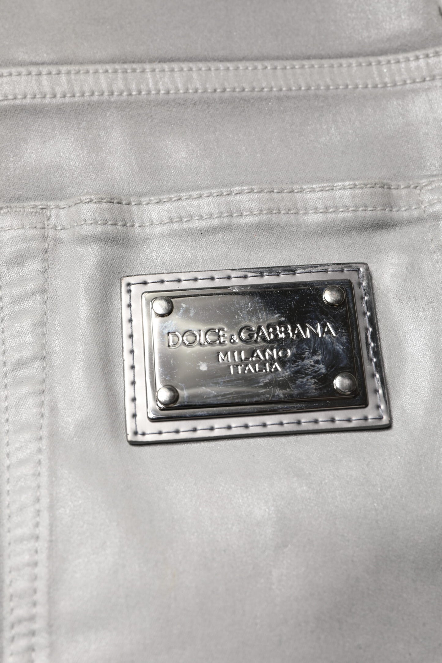 Gray Cotton Stretch Men Slim Fit Denim Jeans