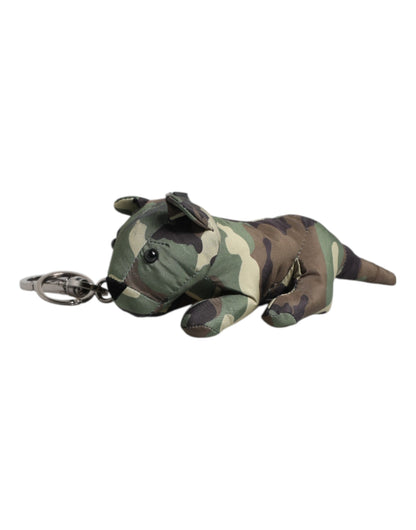 Multicolor Camouflage Animal Silhouette Keychain Keyring