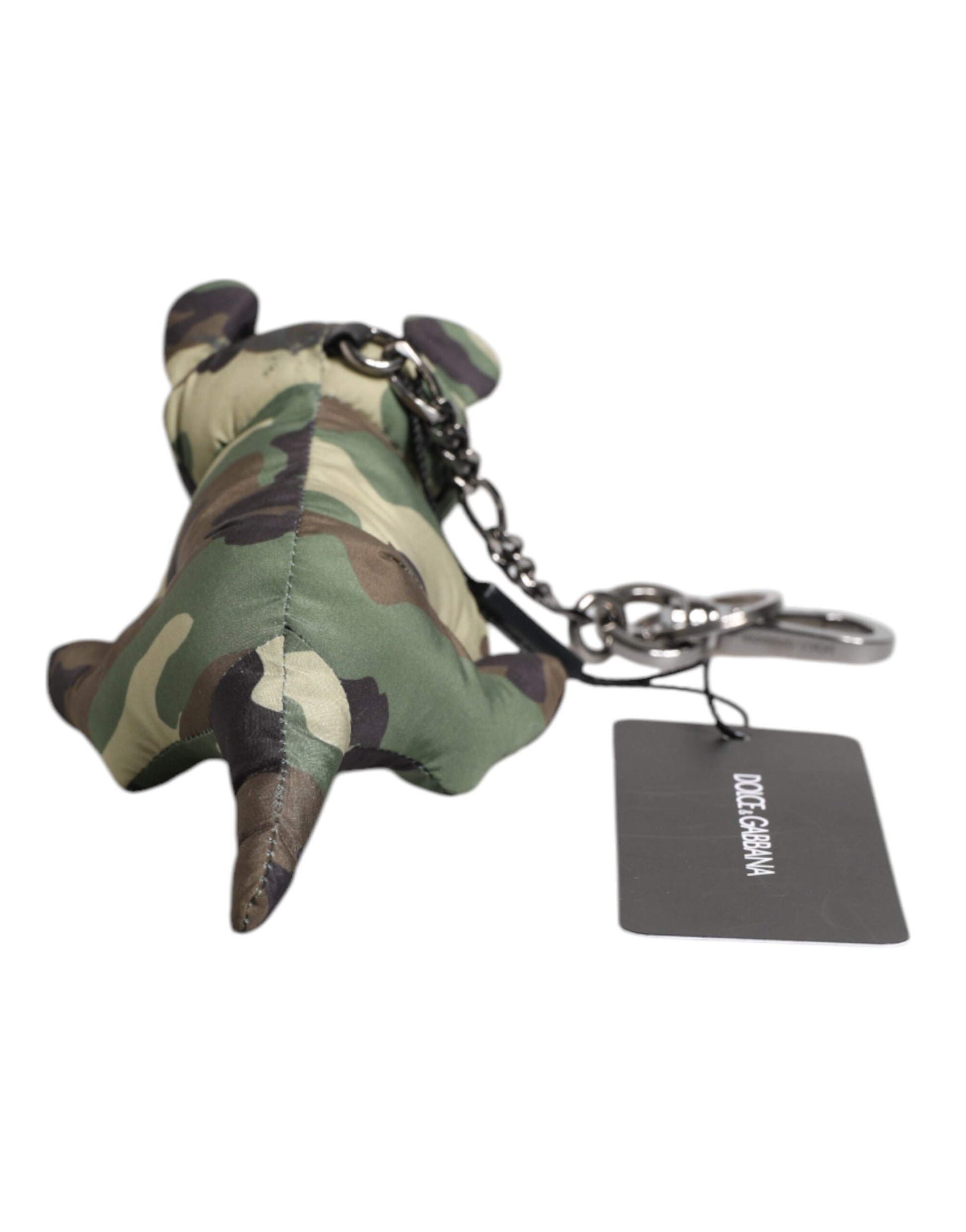 Multicolor Camouflage Animal Silhouette Keychain Keyring