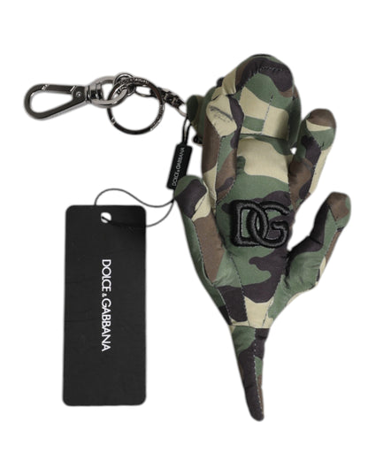 Multicolor Camouflage Animal Silhouette Keychain Keyring