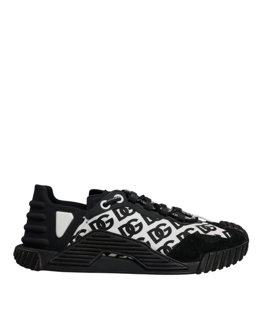 Black Logo Lace Up Low Top NS1 Sneakers Shoes