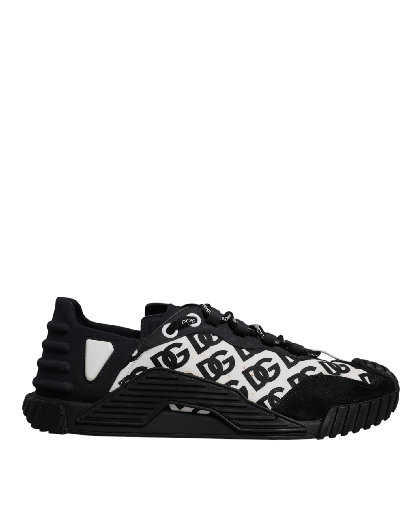 Black Logo Lace Up Low Top NS1 Sneakers Shoes