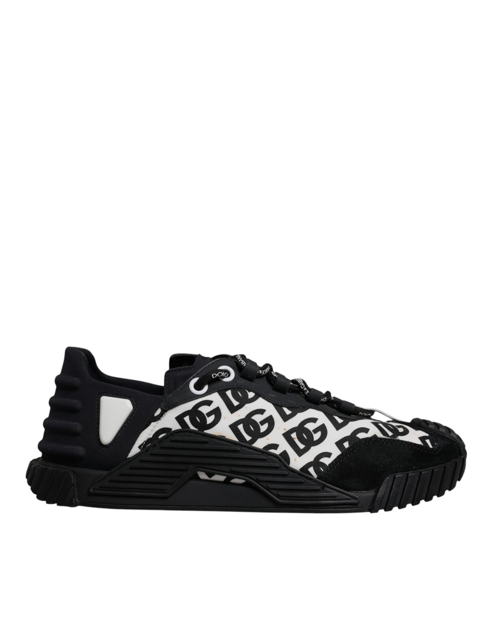 Black Logo Lace Up Low Top NS1 Sneakers Shoes