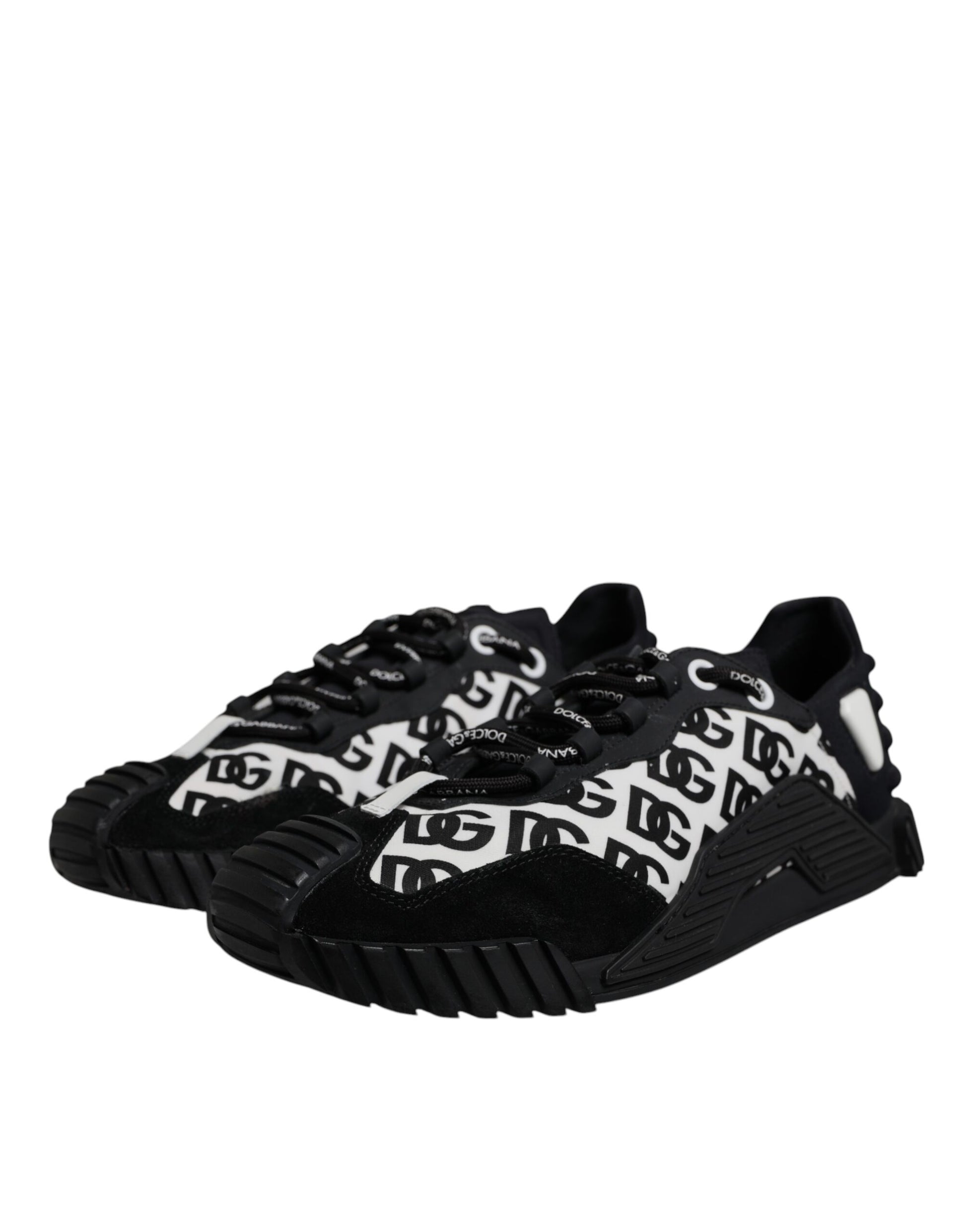 Black Logo Lace Up Low Top NS1 Sneakers Shoes