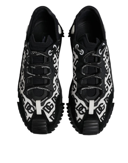 Black Logo Lace Up Low Top NS1 Sneakers Shoes