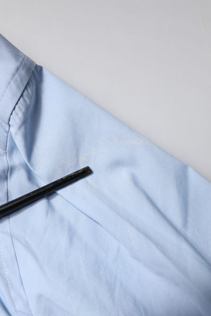 Light Blue Cotton GOLD Dress Formal Shirt