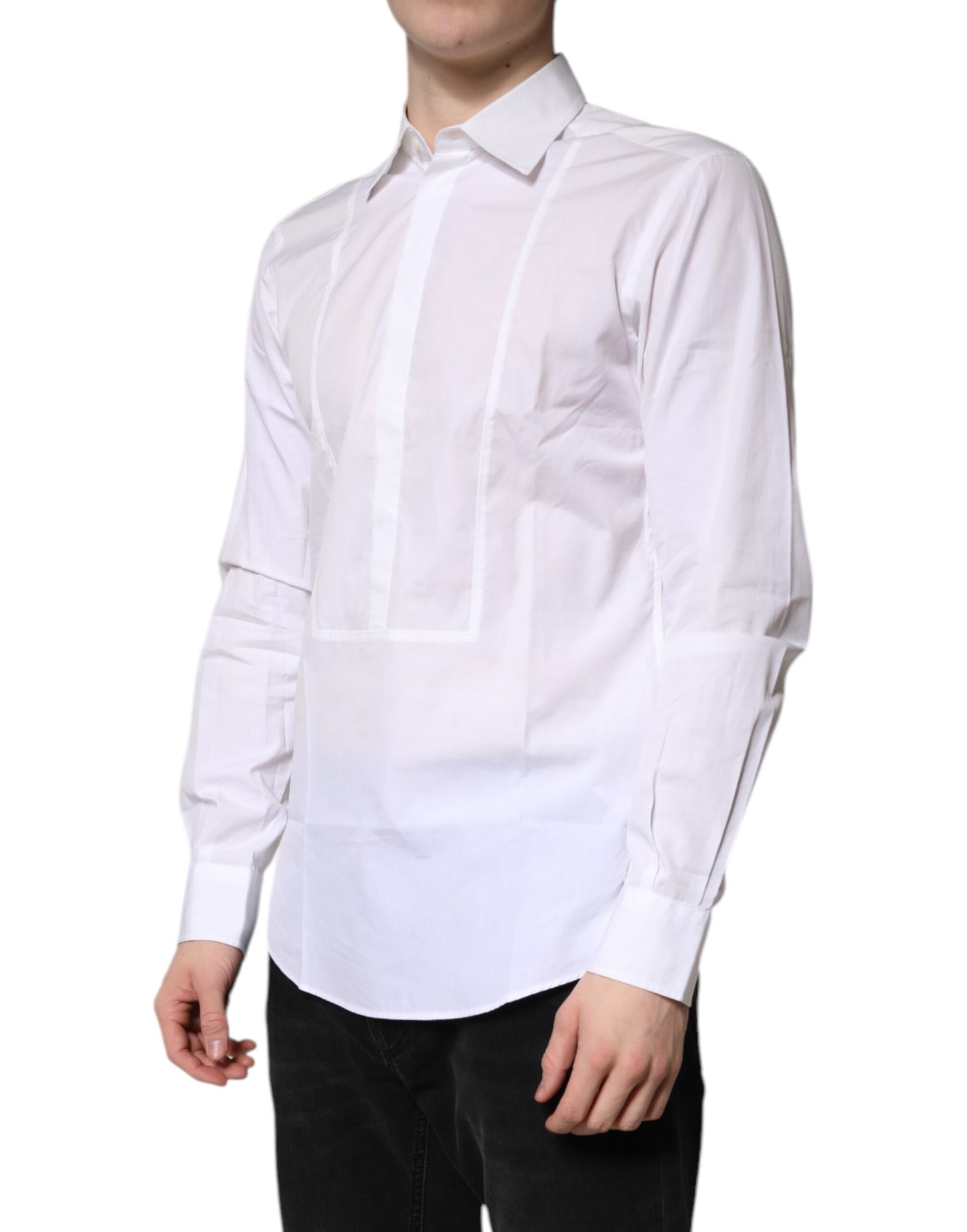 White Cotton Collared Dress Formal Shirt