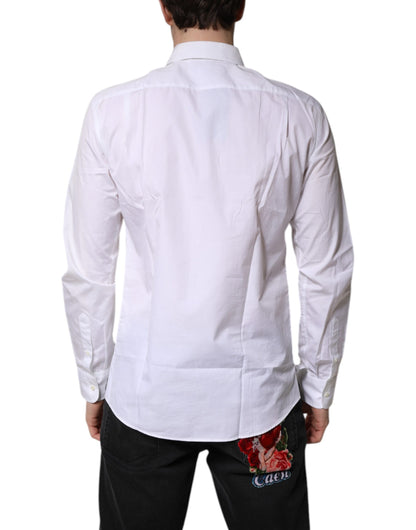 White Cotton Collared Dress Formal Shirt